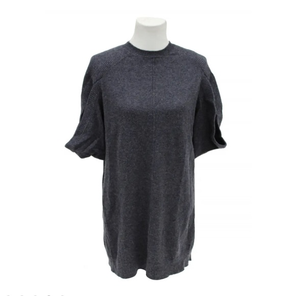 All Saints Cashmere/Angora Wool Charcoal Grey Sweater Dress/Tunic - Picture 1 of 4